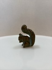 Antique 1940's Bronze Metal Squirrel Figurine picture