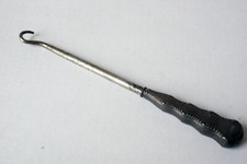  Vintage Sterling Silver Handle Shoe Button Hook 3 3/4