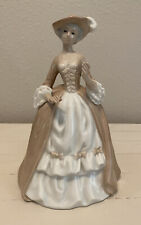 John Jenkins JJ Fine Porcelain Vintage Elegant Lady Figurine Used 8 Inches picture