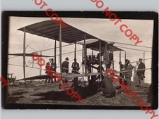 c1910 FIRST AIRCRAFT CARRIER CRUISER BIRMINGHAM CURTISS PLANE RPPC Real Photo picture