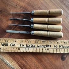 Lot of 4 Dastra German Made Wood Carving Gouge Chisels picture