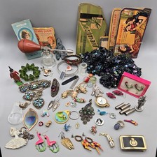 Antique Vintage Grandma's Junk Drawer Lot picture