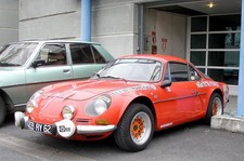 Cars a110 alpine classic renault berlinette rally french Art Print Poster 11x17 picture