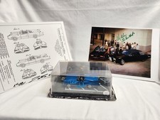 RARE ADAM WEST COA SIGNED DC COMICS #371 BATMOBILE 1:43 W/CASE and PHOTOs picture