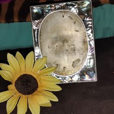 The selected region shows a vintage Mexican alpaca silver and inlaid abalone picture