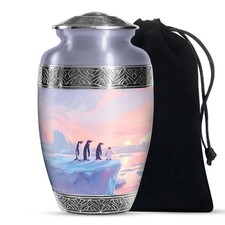 Penguin Chill Cremation Urns for Human Ashes Adult Female & Men (10 Inch) picture