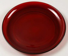 Anchor Hocking R4000 Royal Ruby Salad Plate 3766645 picture