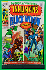 1970 Marvel Comics Amazing Adventures #3 Inhumans & Black Widow picture