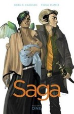 Saga, Vol. 1 - Paperback By Vaughan, Brian K - VERY GOOD picture