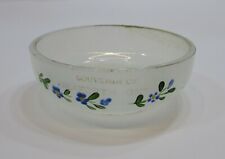 Old 1920's Souvenir Seaforth Ontario Canada Hand Painted Milk Glass Bowl FREE SH picture