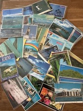 Lot of 75 Vintage Postcards of HAWAII Greetings, Hotels, Beaches, Aloha picture