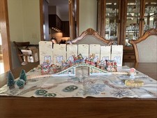 Enesco Cherished Teddies Santa Express Train Accessory Set W/ 7 Cars picture