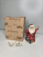 2013 Jim Shore Heartwood Creek 5” Santa Glad Tidings Bell Figurine 4034370 Box picture