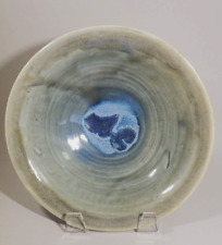 Blue Green Celadon Pottery Asian Bowl picture