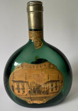 Vintage Mateus Green Glass 8.25