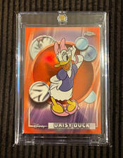 2026 Topps Chrome Disney Daisy Duck Orange Refractor /25 #54 picture