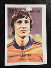 d- /Johan Cruyff  #206  soccer ARGENTINA  1978 Futbol  Reyauca  Very Difficult picture