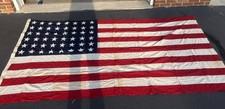 American USA 48 Star Flag Vintage Style Red White Blue with Grommet(1912-1959) picture