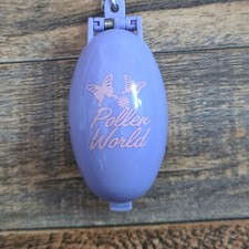 VTG 1993 Takara Pocket Critters Keychain Toy Pollen World Butterfly Purple Case picture