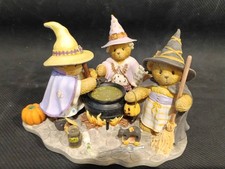 Cherished Teddies GISELLE, GERTRUDE & GLENDA Halloween 3 Witches Retired & RARE picture