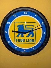Food Lion Grocery Store Kitchen Diner Advertising Clock Sign picture