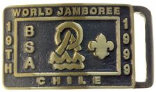 Max Silber 1999 World Jamboree Buckle, Chile - Mint picture