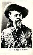 c1900 Col. W.F. Cody Buffalo Bill Early Undivided Back Real Photo Postcard 13-56 picture