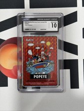 Saturday Morning Cards 2024 Popeye Prism Sticker CGC 10 picture