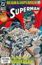 Superman (1987) #78 1st Appearance Cyborg Superman Direct Market VF. Stock Image picture