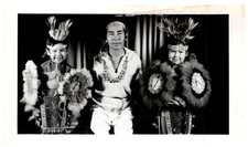 RPPC Real Photo Family Native American Postcard Dupont picture