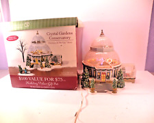 Department 56 Christmas in the City Crystal Gardens Conservatory Set Incomplete picture