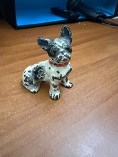 1930's Antique HUBLEY FRENCH BULLDOG Cast Iron Paperweight 3 inch picture