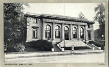 1930'S. POST OFFICE. BRAZIL, IND. POSTCARD u10 picture