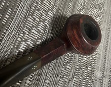 SASIENI EIGHT DOT ESTATE PIPE W/ FISHTAIL SCRIPT Patent Era With Stinger 8 Dot picture