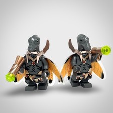 Custom Retro Star Wars Geonosians CIS Separatist Warriors Geonosis with Zombie picture
