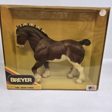 Breyer Highland Clydesdale #868 Vintage Black Sabino Red White New In Box 10