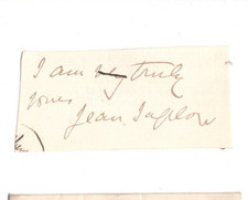 Jean Ingelow (1820-1897) Signed Clip Autographed English Poet, Children's Author picture