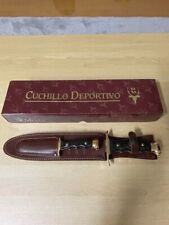 Muela Cuchillo Deportivo Knife w/ Sheath Box Rare picture