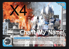 4X Chant My Name - BP01-109 C Ultraman Card Game picture