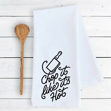 kitchen bathroom towels Chop it like its hot funny dish drying cloth picture