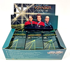 NEW 1996 SkyBox Star Trek Voyager Season 2 42 Sealed Packs + Box  picture