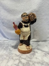 Monk (Friar) Holding Wine and Barrel on Shoulder 1970 decanter picture