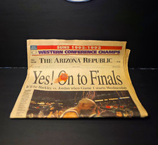 The Arizona Republic Phoenix Suns 1992-93 West Champs 