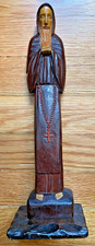 Hand Carved Wooden Monk Made In Spain picture