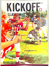 1976 GLASGOW Kentucky GHS Football Game Program vs. Ohio Co. Old KY Advertising picture