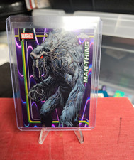 Topps 2026 Topps Chrome Marvel Man-Thing #075 Purple Raywave /75 picture