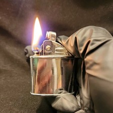 Vintage HMC Modern Lite Standard Art Deco Chrome Lighter *WORKS* picture