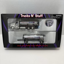 TONKIN 1/53 ARCO SILVER  CHROME GAS KENWORTH TANKER MATCHING PUP Trucks N' Stuff picture