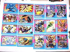 1992 X-MEN IMPEL BASE 100 CARD SET MARVEL COMICS JIM LEE STAN LEE + DANGER ROOM picture
