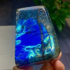 357G Natural Gorgeous Labradorite Quartz Crystal Stone Specimen Healing picture